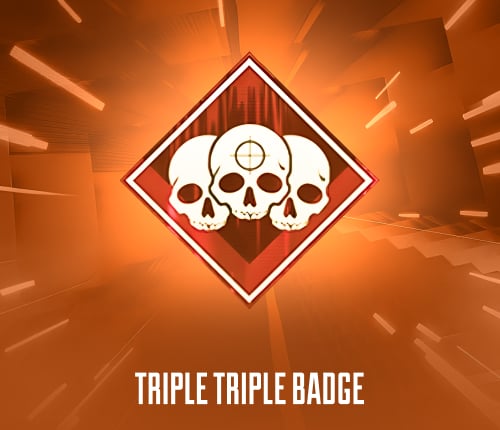 TRIPLE TRIPLE BADGE